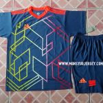 Setelan Futsal Adidas ZigZag Biru Dongker