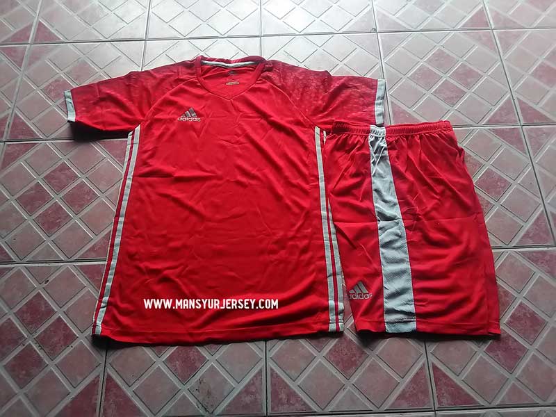 Setelan Futsal Adidas Titik Merah