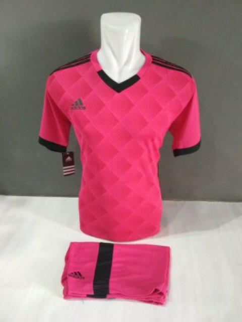 Baju Futsal Adidas Pink Wajik