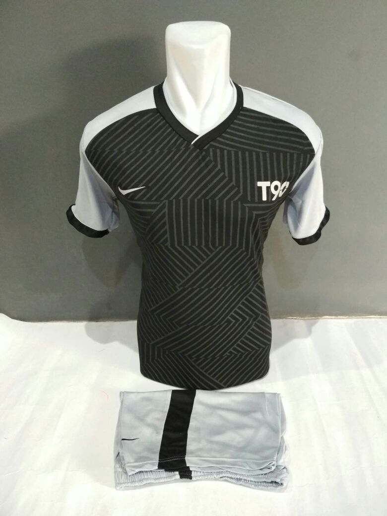 Jersey Futsal Nike T90 Hitam Putih